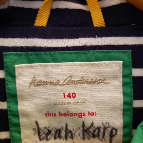 Hanna Andersson Raincoat 140 / 10 - Picture 2 of 3